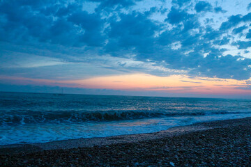 Obraz premium sunset over the sea