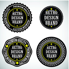 Grunge post Stamps Collection, Circles. Banners, Insignias , Logos, Icons, Labels and Badges Set . vector distress textures.blank shapes.