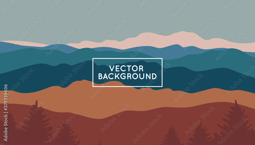Poster Vector abstract creative background in minimal trendy style with copy space for text - design template for social media stories
