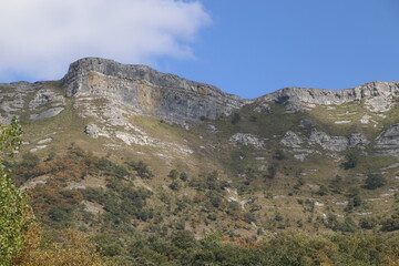 Mountains in the interior of Basque Country