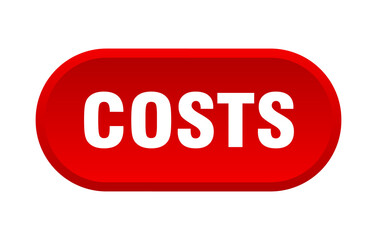 costs button. rounded sign on white background