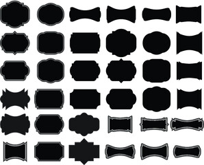 Grunge post Stamps Collection, Circles. Banners, Insignias , Logos, Icons, Labels and Badges Set . vector distress textures.blank shapes.