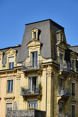 details of a patrician house in Neuchatel Switzerland