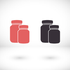 Honey jar   icon . vector Honey jar   . illustration Honey jar   . 10 eps Honey jar . simple image Honey jar