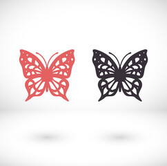 Butterfly. Universal Vector icon  for web and mobile application. Vector icon illustration on a white background Vector icon . Editable Thin line.