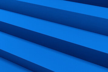 Obraz premium Blue stairs, low angle