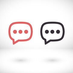 SMS mail vector icon. mail to receive SMS icon. mail to send SMS icon. mail for reading SMS flat