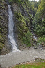 Waterfall in Liechtensteinklamm in Salzburg Province,Austria,Europe

