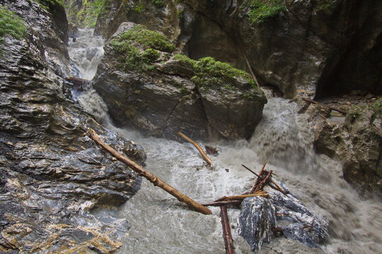 Landscape in Liechtensteinklamm in Salzburg Province,Austria,Europe
