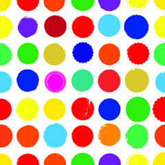 Vector Seamless Pattern . Texture with Grunge Elements .