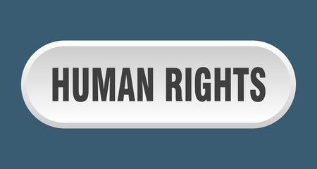 human rights button. rounded sign on white background