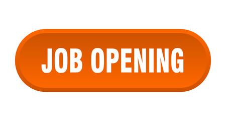 job opening button. rounded sign on white background