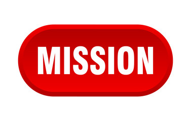 mission button. rounded sign on white background