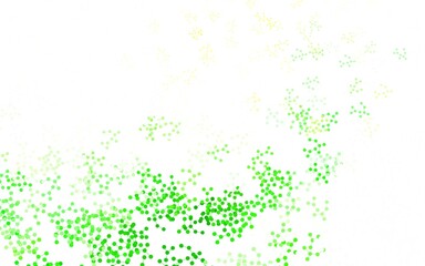 Light Green, Red vector pattern with artificial intelligence network.