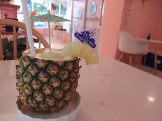 파인애플 음료