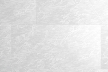 Blank white marble wall texture mock up, front view