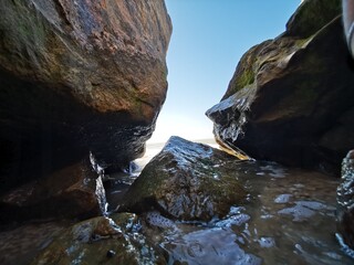 Fototapeta premium rock in the sea