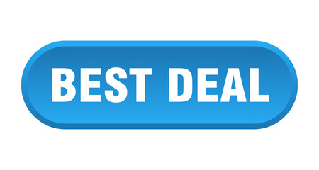 Fototapeta premium best deal button. rounded sign on white background