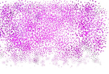 Light Pink vector elegant wallpaper with leaves.