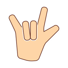 Rock Hand Icon
