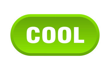 cool button. rounded sign on white background