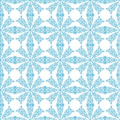 
Gorgeous seamless pattern of cute snowflakes on a white background. Winter elements in a flat style for cards, wrapping paper, fabric, wallpaper and more. Stock vector illustration for design