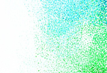 Light Blue, Green vector background with spots.