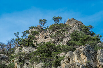 Narat-Tyube mountain range, Republic of Dagestan, Caucasus, Russia