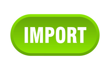 import button. rounded sign on white background