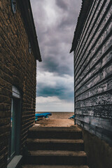 houses on the beach