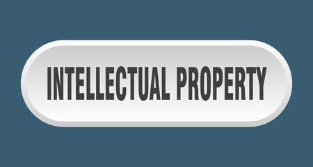 intellectual property button. rounded sign on white background