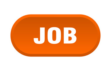 job button. rounded sign on white background