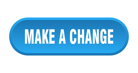make a change button. rounded sign on white background