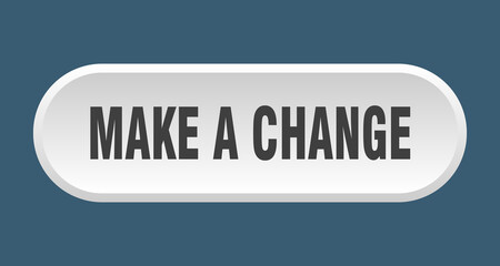 make a change button. rounded sign on white background