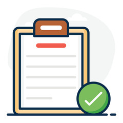 Fototapeta premium Health plan icon in editable flat style 