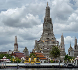 View across river towards Wat Arun