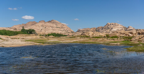Bektau Ata Rocks Lake Kazakhstan