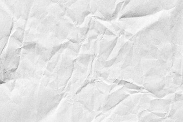 Crumpled background white paper surface texture