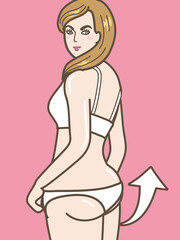 お尻のリフトアップ