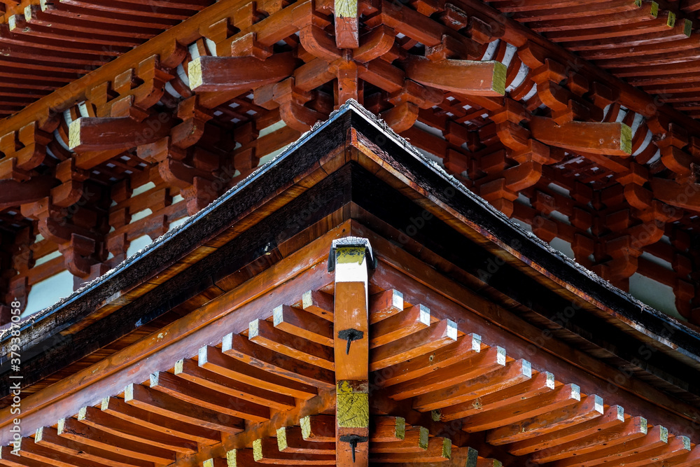 Wall mural Joruriji Temple in Nara.