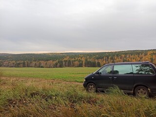 car on the road