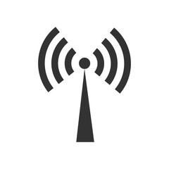 Signal antenna,wifi antenna icon vector in EPS isolated on white background.