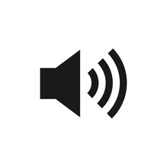 Volume icon,speaker icon vector isolated on white background.