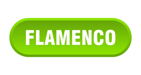 flamenco button. rounded sign on white background