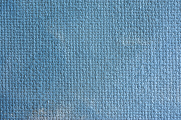 Abstract blue background oil paint on canvas Handmade textured background for signage and banners. A picturesque fragment of a blue sky painting on canvas. Mixing oil paints on canvas.