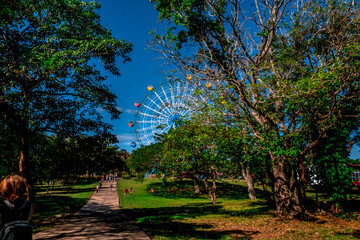 The Ferris wheel of Lenin Park in Havana, Cuba