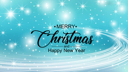 Christmas background with snowflakes