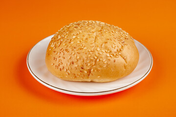 Bun with sesame seeds