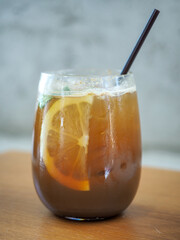 orange coffee ,blackcoffee