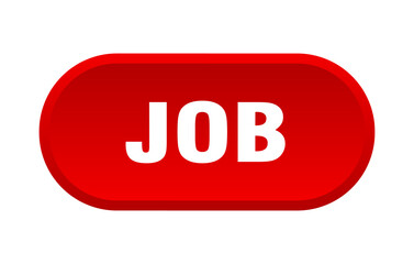 job button. rounded sign on white background
